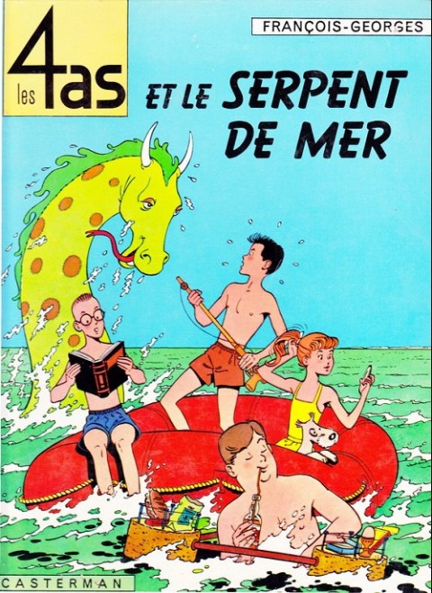 Couverture de l'album Les 4 as Tome 1 Les 4 as et le serpent de mer