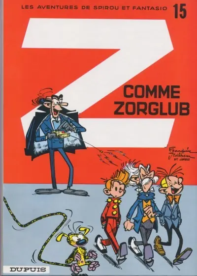 Couverture de l'album Spirou et Fantasio Tome 15 Z comme Zorglub