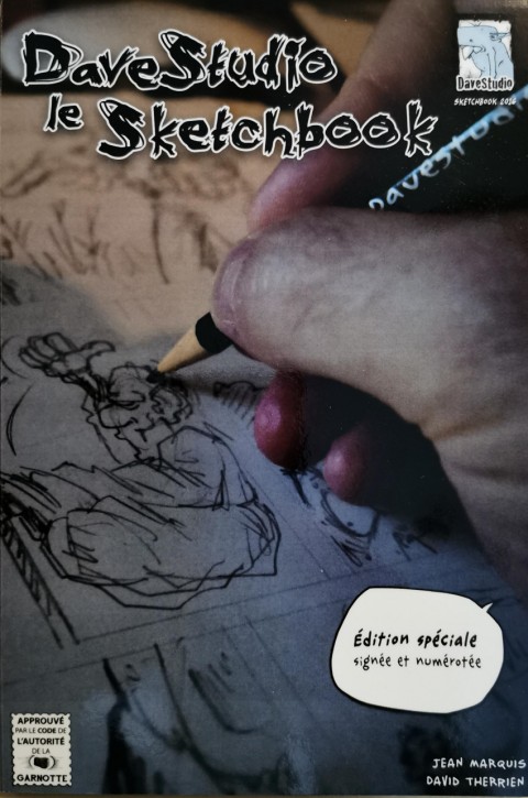 Couverture de l'album Dave Studio Le Sketchbook