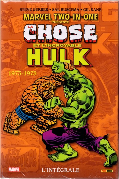 Marvel Two-in-One - L'intégrale Tome 1 Chose et l'incroyable Hulk 1973-1975