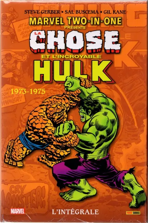 Marvel Two-in-One - L'intégrale Tome 1 Chose et l'incroyable Hulk 1973-1975