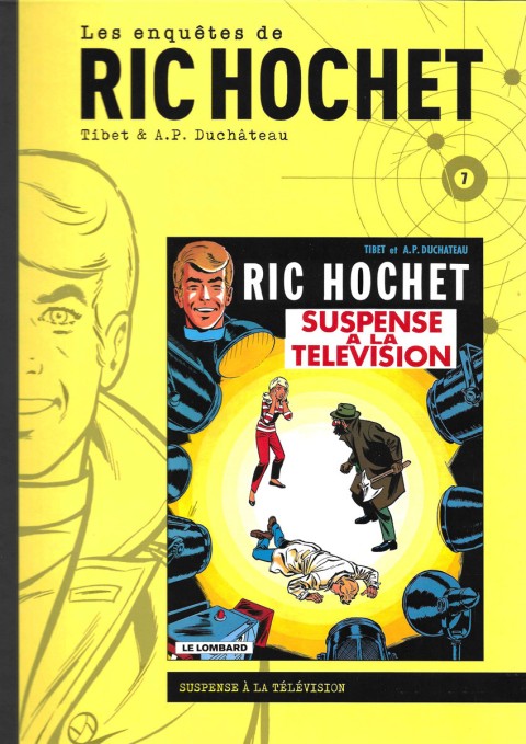 Couverture de l'album Les enquêtes de Ric Hochet Tome 7 Suspense à la télévision