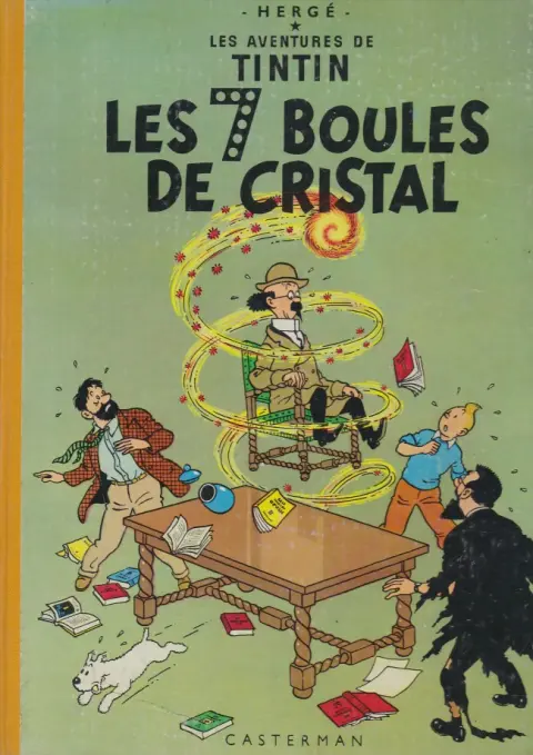 Couverture de l'album Tintin Tome 13 Les 7 boules de cristal