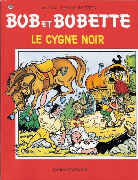 Couverture de l'album Bob et Bobette Tome 123 Le cygne noir