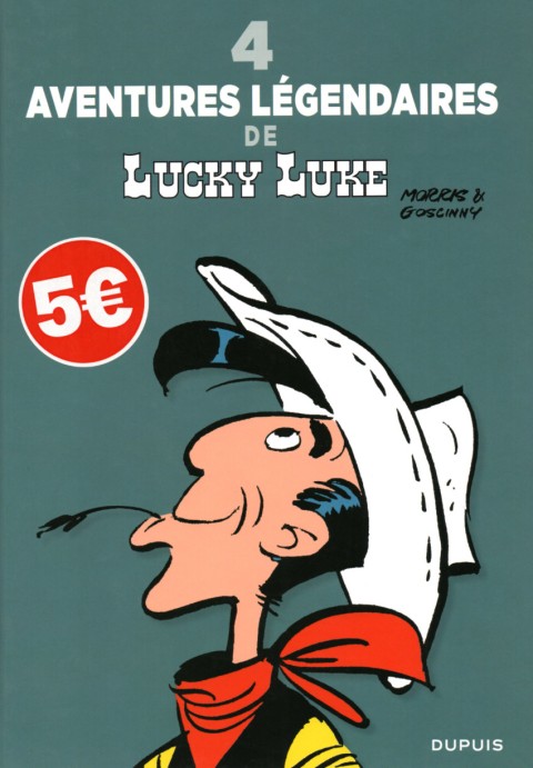 Couverture de l'album Lucky Luke 4 Aventures légendaires de Lucky Luke
