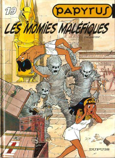 Couverture de l'album Papyrus Tome 19 Les momies maléfiques