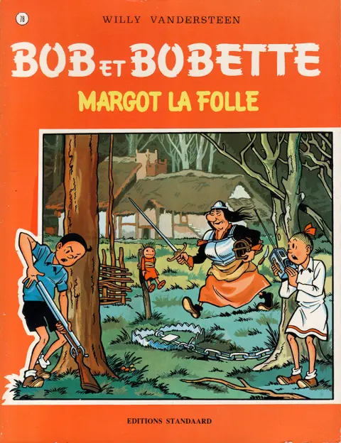 Couverture de l'album Bob et Bobette Tome 78 Margot la folle