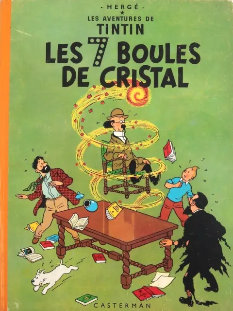Couverture de l'album Tintin Tome 13 Les 7 boules de cristal