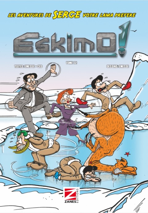 Couverture de l'album Les aventures de Serge votre Lama préféré Tome 7 Eskimo !