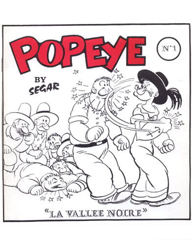 Couverture de l'album Popeye Futuropolis N° 1 La vallée noire