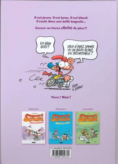 Verso de l'album Schumi Tome 2 Handicapé toi-même !