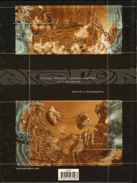 Verso de l'album Shaman Tome 1 L'éveil