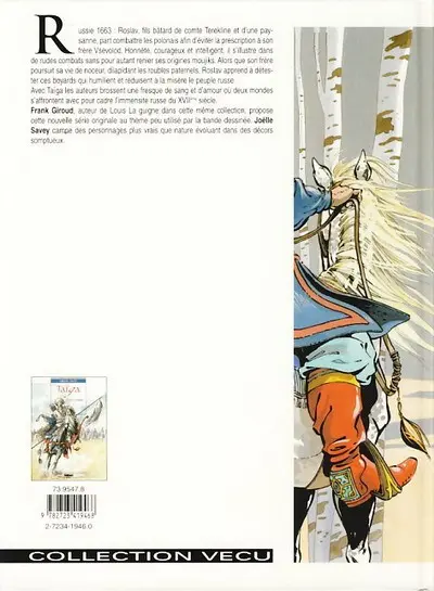 Verso de l'album Taïga Tome 1 Le cosaque