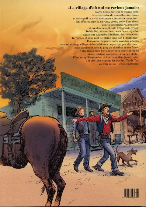 Verso de l'album Teddy Ted Tome 5 Le village d'où nul ne revient jamais