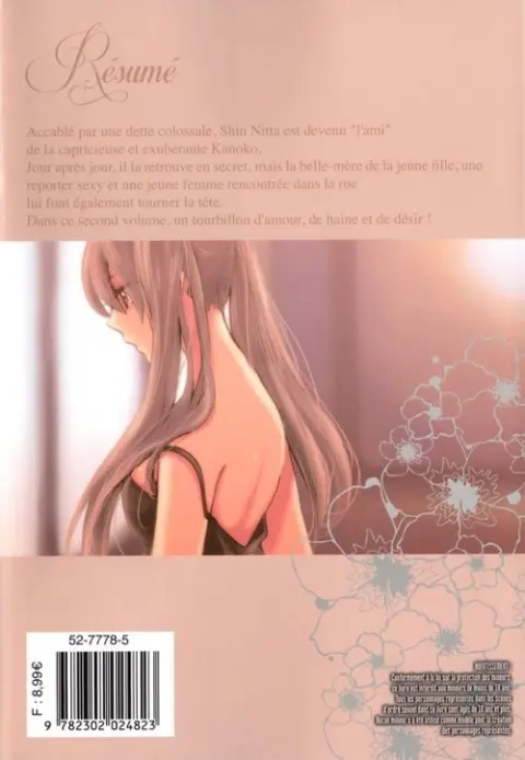 Verso de l'album Velvet Kiss 2