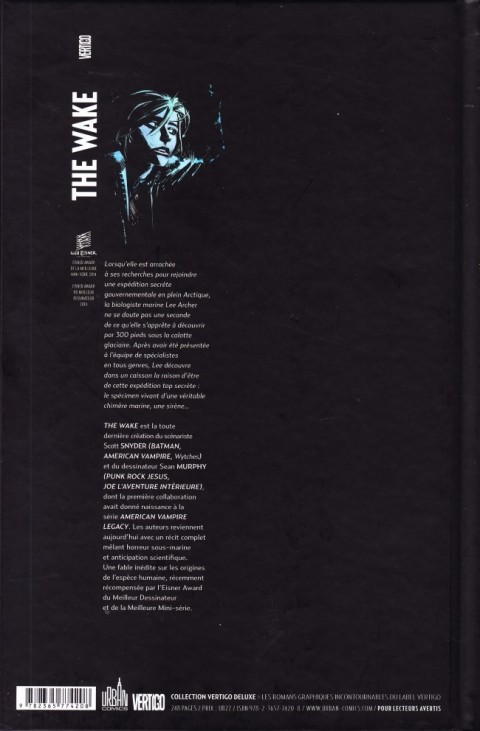Verso de l'album The Wake