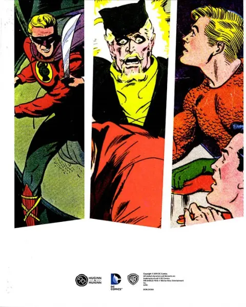 Verso de l'album Les chroniques de DC Comics