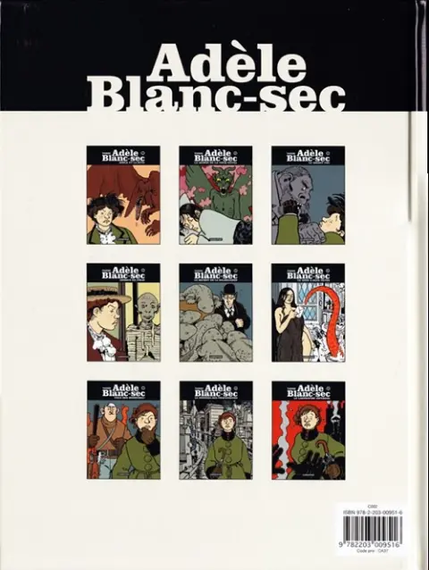 Verso de l'album Les Aventures Extraordinaires d'Adèle Blanc-Sec Tome 5 Le Secret de la Salamandre