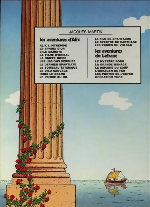 Verso de l'album Alix Tome 10 Iorix le grand