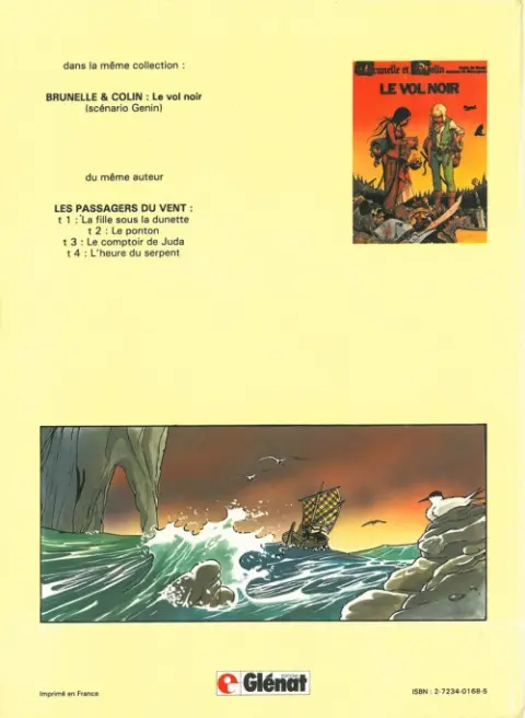 Verso de l'album Brunelle et Colin Tome 2 Yglinga
