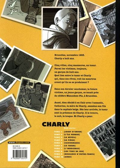Verso de l'album Charly Tome 6 Le tueur