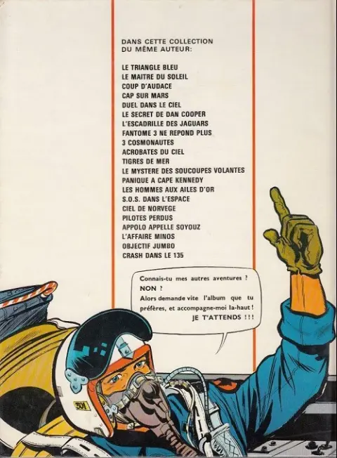 Verso de l'album Les aventures de Dan Cooper Tome 5 Duel dans le ciel