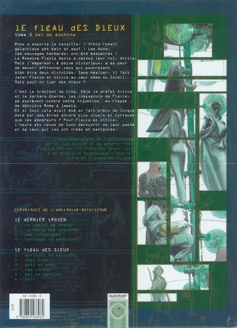 Verso de l'album Le Fléau des dieux Tome 5 Dei ex machina