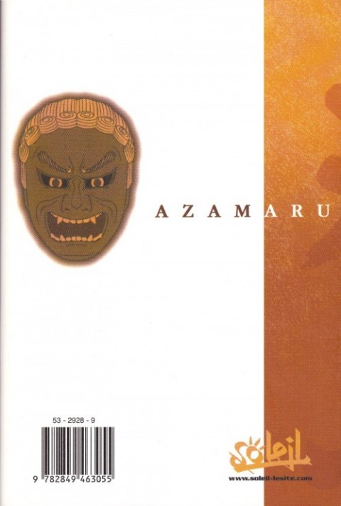 Verso de l'album Azamaru 1