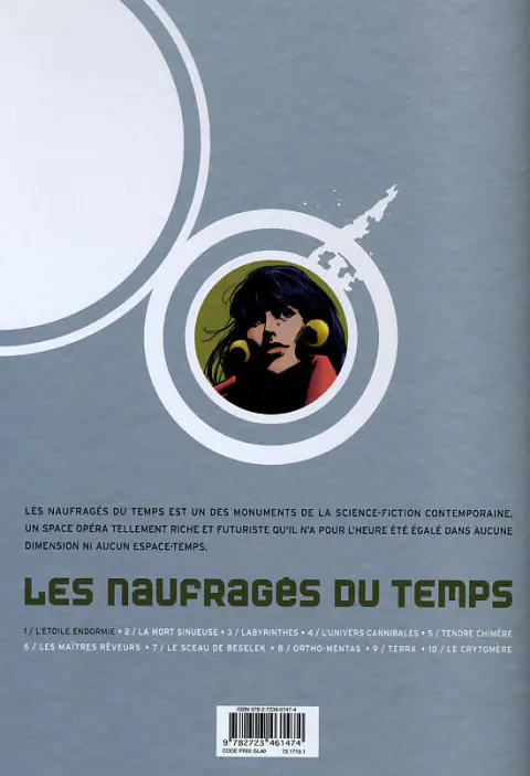 Verso de l'album Les Naufragés du temps Tome 1 L'étoile endormie