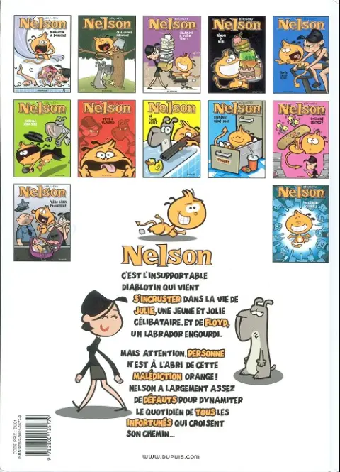Verso de l'album Nelson Tome 1 Diablotin à domicile