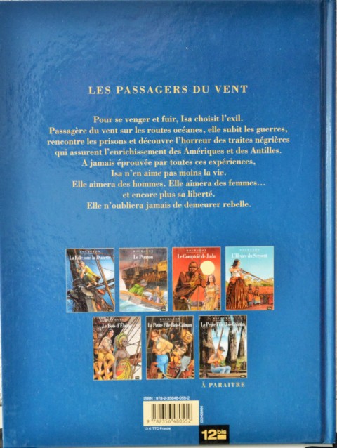 Verso de l'album Les Passagers du vent Tome 1 La Fille sous la Dunette