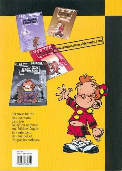 Verso de l'album Le Petit Spirou Tome 5 Merci qui ?