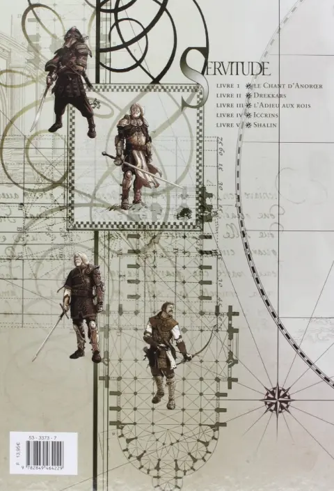 Verso de l'album Servitude Livre I Le Chant d'Anorœr