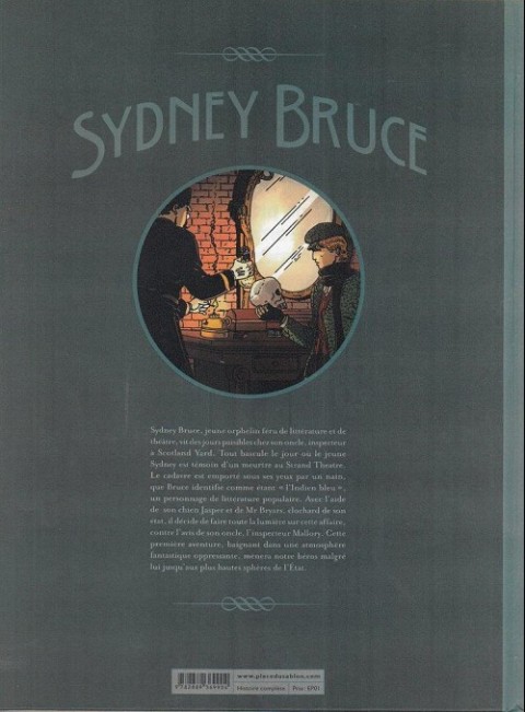 Verso de l'album Sydney Bruce Tome 1 L'indien bleu