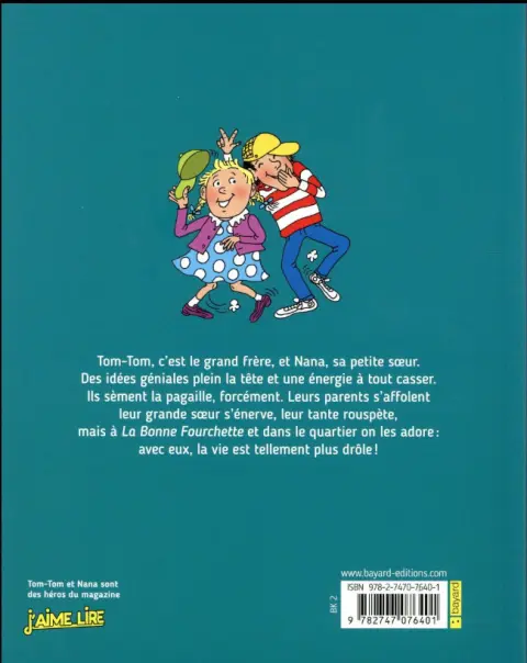 Verso de l'album Tom-Tom et Nana Tome 7 Drôle de cirque !