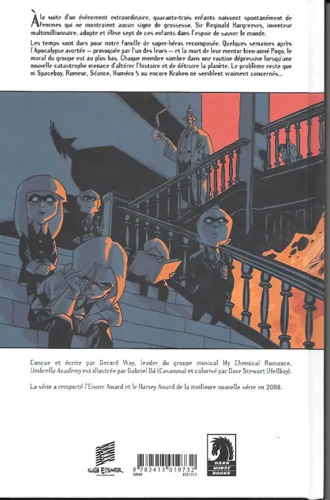 Verso de l'album Umbrella Academy Tome 2 Dallas