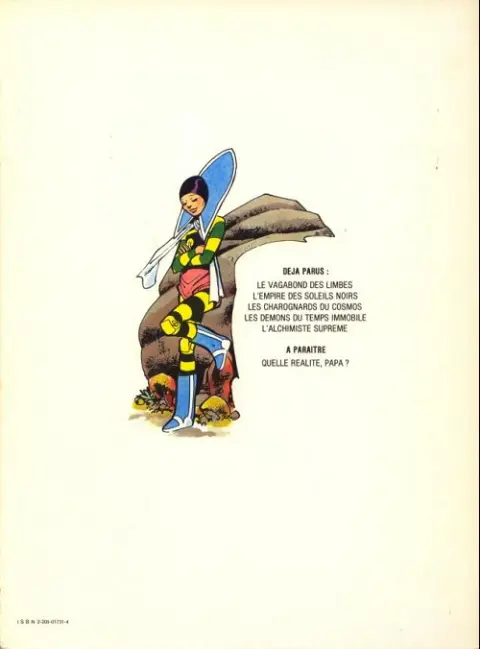Verso de l'album Le Vagabond des Limbes Tome 2 L'empire des soleils noirs
