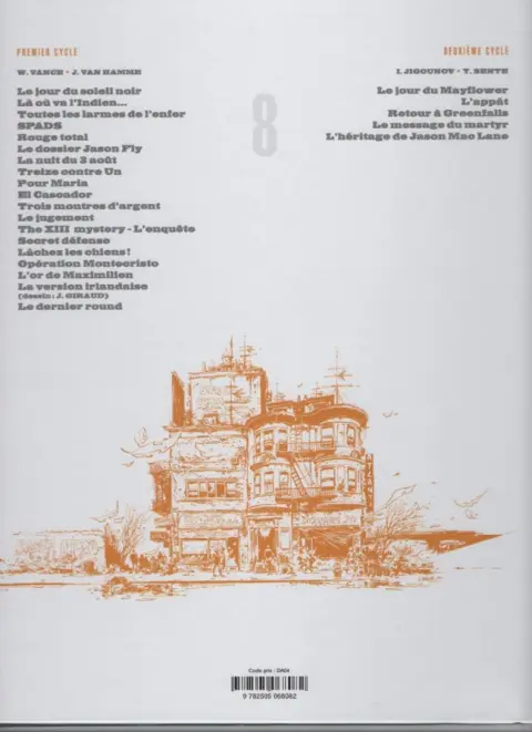 Verso de l'album XIII Tome 8 Treize contre un