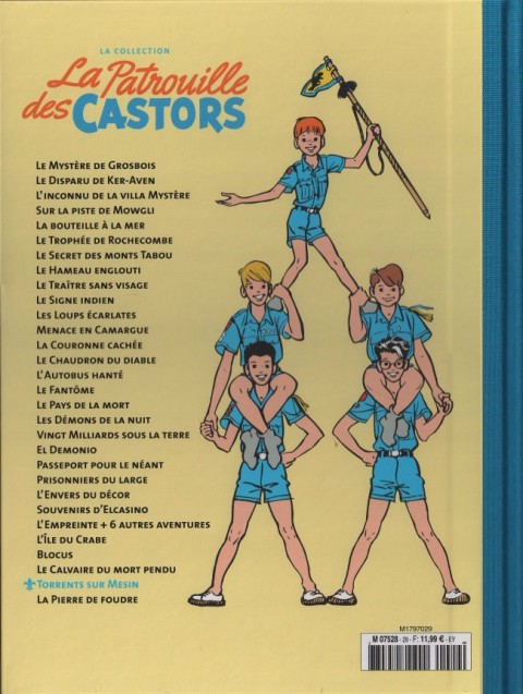 Verso de l'album La Patrouille des Castors La collection - Hachette Tome 29 Torrents sur Mesin
