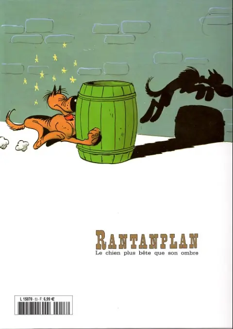 Verso de l'album Lucky Luke La collection Tome 53 Rantanplan - Le parrain