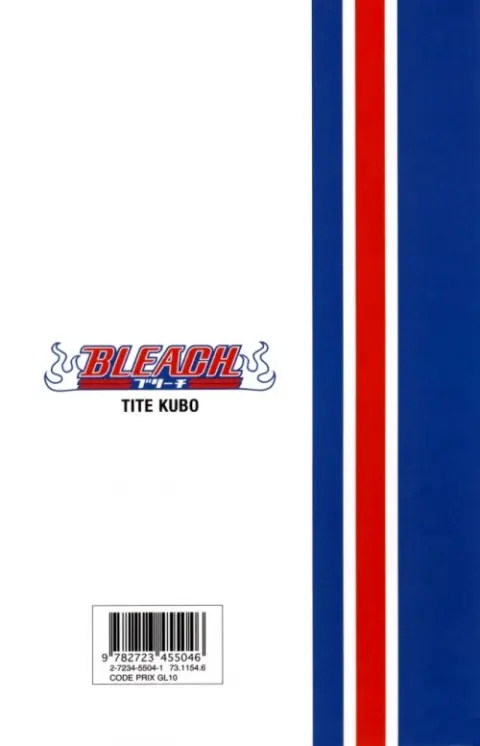 Verso de l'album Bleach Tome 18 The Deathberry Returns