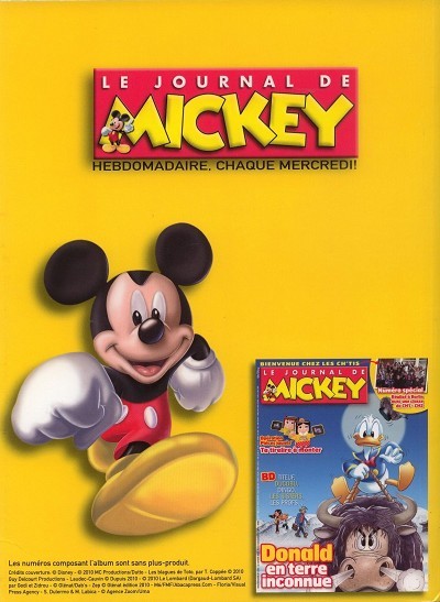Verso de l'album Le Journal de Mickey Album N° 227