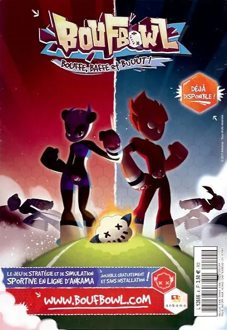 Verso de l'album Boufbowl Tome 4
