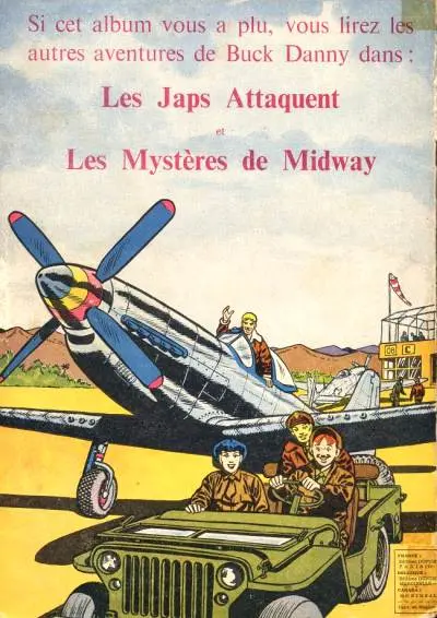 Verso de l'album Buck Danny Tome 3 La revanche des fils du ciel