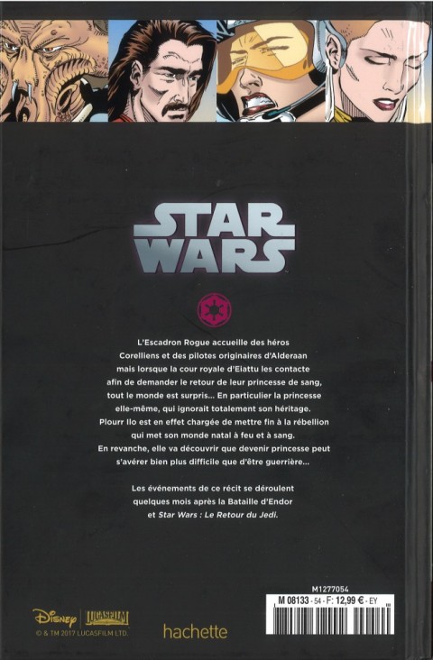 Verso de l'album Star Wars - Légendes - La Collection Tome 54 X-Wing Rogue Squadron - VI. Princesse et Guerrière