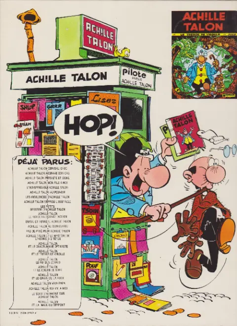 Verso de l'album Achille Talon Tome 17 Le roi des Zôtres