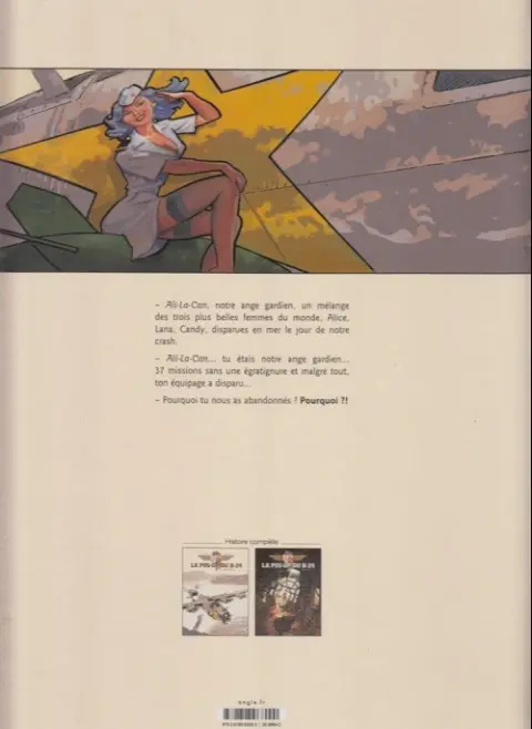 Verso de l'album La pin-up du B-24 Tome 2 Nose art