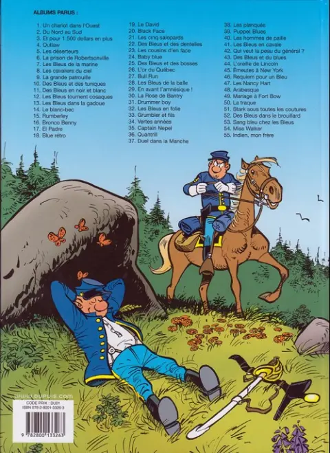Verso de l'album Les Tuniques Bleues Tome 46 Requiem pour un Bleu