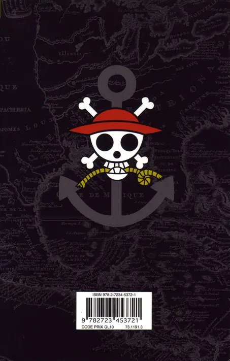 Verso de l'album One Piece Tome 35 Capitaine