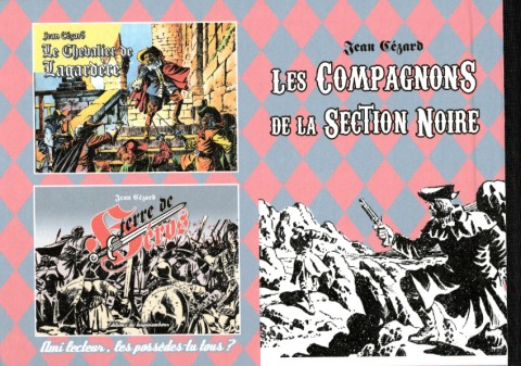 Verso de l'album Les compagnons de la section noire